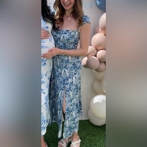 Reformation Bryson midi Dress in surfboard